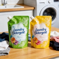 Meilleur Prix Détergent Lessive en Sachet Doypack à Bec Verseur, Différentes Capacités, Multi-usages, Emballage 200ml