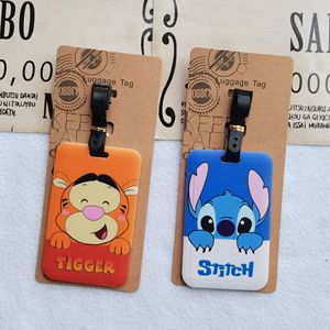 ป้ายแท็กกระเป๋าเดินทางลายการ์ตูนสติทช์สุดน่ารัก พร้อมป้ายชื่อไมค์ โดนัลด์ ป้องกันการสูญหาย ป้ายซิลิโคนสำหรับระบุสัมภาระ - Product Image 3