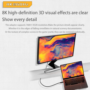 Adaptateur magnétique USB4.0 USB-C - Données 80 Gbps, charge rapide PD 240 W, convertisseur Type C 8K 60 Hz pour ordinateur portable - Product Image 5