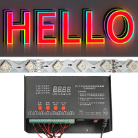 Fábrica frontal acrílico 3D Led letra signo canal iluminado logotipo personalizado Led letra signo