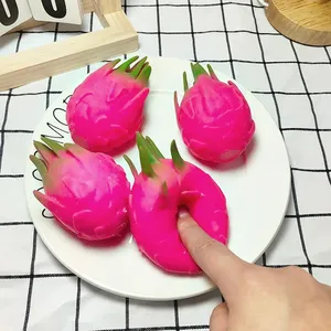 Pelota Antiestrés <span class=keywords><strong>de</strong></span> Fruta del Dragón, Juguete Sensorial para Aliviar el Estrés, Simulación <span class=keywords><strong>de</strong></span> Fruta, Pelotas para Apretar para Niños - Product Image 4