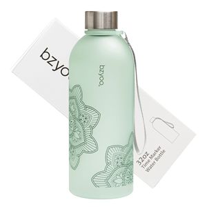 Gobelets en gros bulk-32oz marqueur de temps Tritan bouteille d'eau-couleur verte - Product Image 4