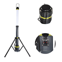 40W 360 Degrés IP54 Étanche Trépied Pliable Portable LED Plug-in Lampe de Travail pour Route Jardin Paysage Résidentiel Usage