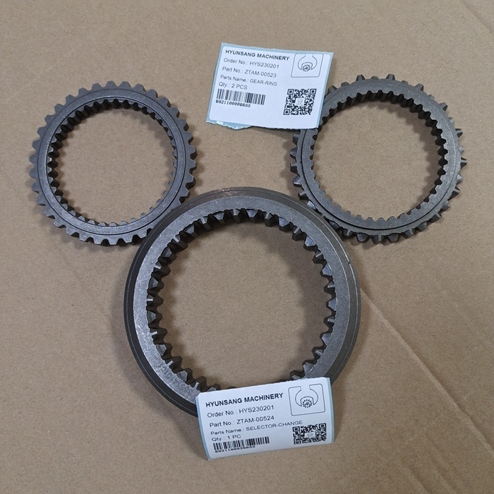 ZTAM-00523 Gear Ring & ZTAM-00524 Change Selector for Excavators