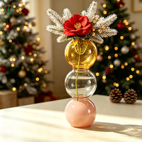 Ensemble de verres en verre coloré pour cadeau de Noël, verres en verre borosilicate coloré, emballage et logo personnalisés, verres à boire mignons