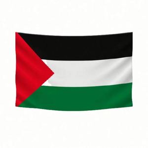 Palestinian Flag 3X5Ft 2X3Ft Durable Hanging Style Digital Printed Polyester Single Flags <b>Banner</b> Wholesale - Product Image 1