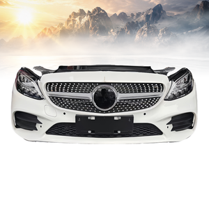 Conjunto de Panel Frontal para <span class=keywords><strong>Mercedes</strong></span> Benz Clase C W205, Incluye Parachoques, Rejilla del Radiador y Luz de Freno - Product Image 3