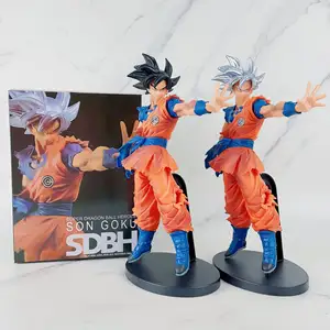 Nieuw Modieus Item Anime Figuren Groothandel Dragon Z Ball Figuren Zwart Zilver Haar Goku Figuur Model Speelgoed