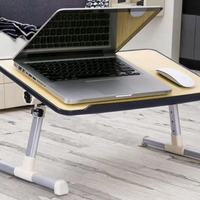 Petit bureau d'étude pliable en métal avec tiroir, table relevable pour ordinateur portable, table de dortoir, table à manger, meubles de chambre à coucher
