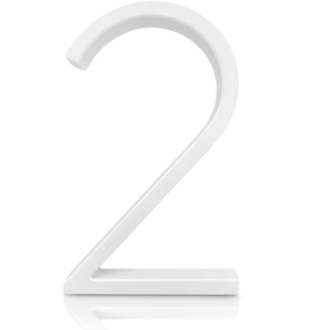 Số Nhà Trắng cao <span class=keywords><strong>5</strong></span> inch cho Số địa chỉ cửa bên ngoài với giá treo nổi - Product Image 4