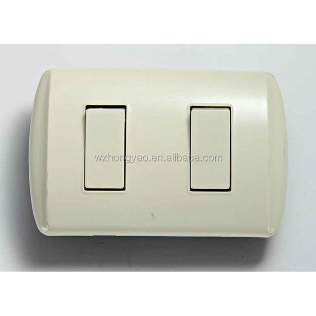 High Quality US Style 2 Gang 3 Way Wall Switch