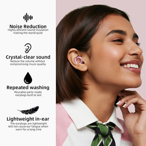 Nouvelle génération de <span class=keywords><strong>bouchons</strong></span> <span class=keywords><strong>d</strong></span>'<span class=keywords><strong>oreilles</strong></span> réutilisables anti-bruit 2026 pour concert, <span class=keywords><strong>festival</strong></span> de musique, bar, soirée en boîte de nuit, protection auditive - Product Image 6