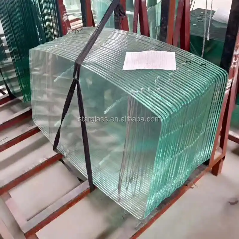 12mm Extra Clear Tempered Glass 1/2 Inch Thick Toughened Low Iron Glass Manufacturer Price