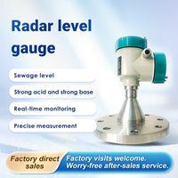 RUIJI Stainless Steel Radar Level Gauge 2mm Accuracy Non-contact Radar Level Meter for Industrial Tank OEM Customized