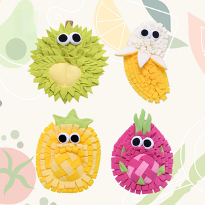 Alfombrilla olfativa para perros con diseño de frutas, juguete para mascotas, para alivio del estrés, comedero lento, alfombrilla de forrajeo, serie Fruit Warrior - Product Image 3