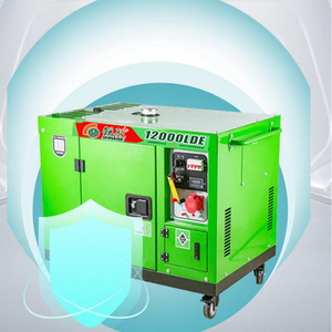 Ruizi 10Kw Silent Diesel Generator Set 230V 400V 50Hz Single Phase <b>Three</b> Phase Electric Start Portable Soundproof Canopy - Product Image 1