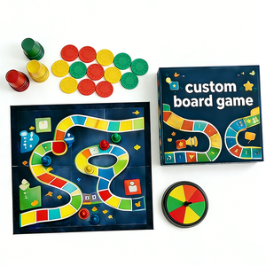 เกมกระดานครอบครัวแบบกำหนดเอง OEM เกมโต๊ะสำหรับผู้ใหญ่แบบอินเทอร์แอคทีฟสำหรับงานปาร์ตี้ บรรจุภัณฑ์กระดาษและพลาสติกคุณภาพสูงเป็นมิตรกับสิ่งแวดล้อม - Product Image 1