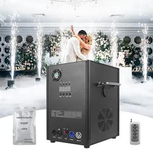 Máquina de faísca fria 600w, entrega rápida, controle inteligente, plataforma de palco para festas de casamento, DJ, plataforma de palco