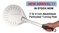 Pelle à Pizza en aluminium perforé, ustensile de cuisine Offre Spéciale 7/ 8/ 9 pouces, pelle à Pizza, manche antidérapant