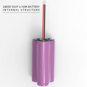แบตเตอรี่ลิเธียมแบบชาร์จได้ทรงกระบอก 18650 <span class=keywords><strong>11.1V</strong></span> 3S <span class=keywords><strong>Lipo</strong></span> ความจุ 2200mAh พร้อมระบบ BMS-DATAPOWER DTP802530 สำหรับพลังงานแสงอาทิตย์/ยานยนต์ไฟฟ้า - Product Image 2