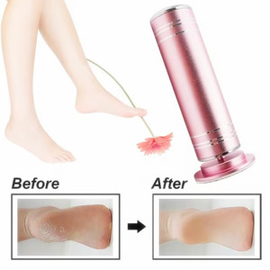 Ponceuse électrique rechargeable pour pieds, éliminateur de callosités et peaux mortes, appareil électrique anti-callosités pour les pieds - Product Image 5