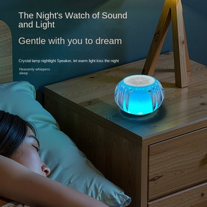 Nuova Lampada in Cristallo per Altoparlante, Lampada da Scrivania, Luce Notturna Atmosferica per Camera da Letto e Soggiorno, Subwoofer in Vetro per Esterni - Product Image 4