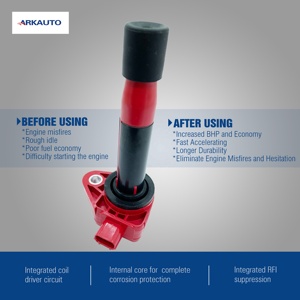 Bobina di accensione ARKAUTO per prestazioni 30520-R70-A01 30520-R70-S01 UF603 per HONDA Odyssey Accord ACURA RL <span class=keywords><strong>TL</strong></span> 3.5 3.7 J35 J37 - Product Image 3