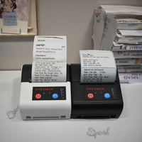 Mini machine d'impression de factures portable de 2 pouces Imprimante de reçus thermique pratique de 58mm avec Bluetooth sans fil Android IOS