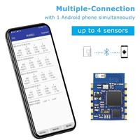Inclinometer BT WT901BLE MPU9250 Akselerometer+Gyro+Magnetometer, Konsumsi Daya Rendah Ble5.0, Kompatibel dengan IOS/Android/PC