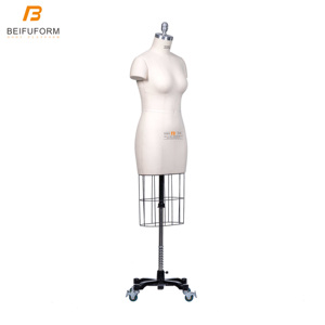 Beifuform <span class=keywords><strong>professionnel</strong></span> <span class=keywords><strong>couture</strong></span> <span class=keywords><strong>Mannequin</strong></span> toile tissu demi-corps <span class=keywords><strong>Mannequin</strong></span> taille américaine 10S <span class=keywords><strong>mannequin</strong></span> créateur de mode robe forme - Product Image 5