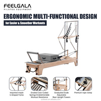 Pilates en bois d'érable robuste et durable, portable, multifonctionnel, pour la rééducation, la formation, le yoga, la gym, personnalisé pour un usage domestique