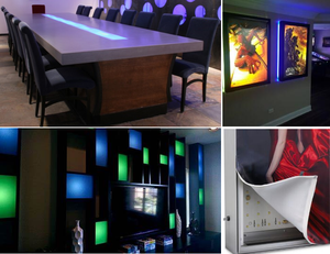 แผงไฟ LED RGB RGBW DC24V แบบงอได้แผ่นไฟ LED สำหรับกล่องไฟโมดูล LED rgbct สำหรับเคาน์เตอร์ด้านบน - Product Image 5