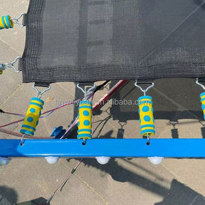 Nouveau design de <span class=keywords><strong>trampoline</strong></span> élastique simple pour enfants lit de saut de style européen pour aire de jeux et maison - Product Image 6