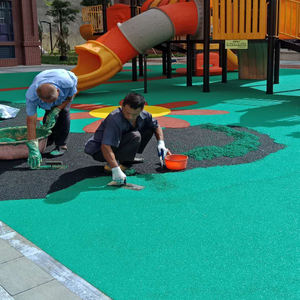 En cours d'exécution Tarck Standard Anti-UV Haute Qualité Le <span class=keywords><strong>Plus</strong></span> Long Service Écologique Respectueux de L'environnement Couleur Personnalisé EPDM Granules Granules De Caoutchouc Granules De Caoutchouc - Product Image 3