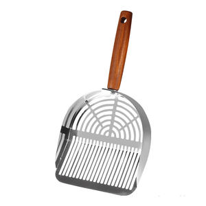 Grande <span class=keywords><strong>pelle</strong></span> à litière pour chat en acier inoxydable vendue à chaud pour <span class=keywords><strong>Amazon</strong></span> outil de nettoyage de chat transfrontalier écologique - Product Image 1