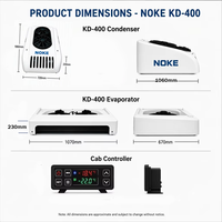 Unité de réfrigération pour camion KD-400 à montage supérieur, système de refroidissement diesel 3350W pour petites fourgonnettes réfrigérées