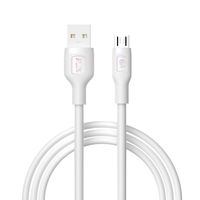 Câble USB PZX de haute qualité pour chargeur IP/Micro/Type-C, 1 m, transfert de données, câbles de charge rapide 6A, De Datos