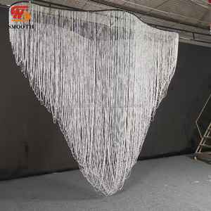 SMOOTH Luxury Acrylic Beaded <b>Curtain</b> String Ceiling Hanging Wedding Decor Modern Custom Size - Product Image 6