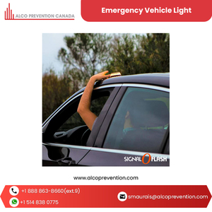 Feux de signalisation pour véhicules d'urgence d'origine canadienne, qualité supérieure, visibilité 1, fréquence de clignotement 0,8-2 Hz, mode clignotant 6H, couverture à 360° - Product Image 6