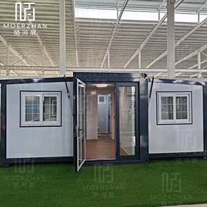 Nouvelle conception de maison préfabriquée pliable à double aile, maison préfabriquée mobile, <span class=keywords><strong>conteneur</strong></span> de maison préfabriquée pliable, <span class=keywords><strong>par</strong></span> ensemble de 20 pieds, 40 pieds - Product Image 1
