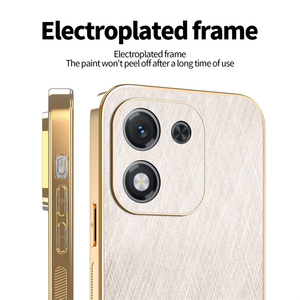 Étui de protection intégrale texturé en cuir avec fil doré Lichicase pour Honor X70 X9D Magic 8 Lite - Product Image 6