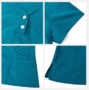 Conjuntos de Uniformes Médicos para Mujer con Logo Personalizado, de Secado Rápido, Camisola y Pantalones Tipo Jogger para Hospital, Enfermería, Dental y Doctora - Product Image 2