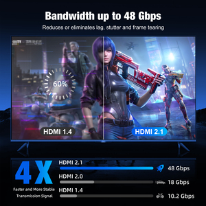 Câble <span class=keywords><strong>fibre</strong></span> optique haute vitesse 8K de qualité multimédia AOC 2.1V long câble HDMI 10M 20M - Product Image 3