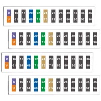 Étiquette de température pour vêtements 16 ℃ -36 ℃   Autocollants thermochromes LCD pour vêtements, thermomètre pour accessoires vestimentaires