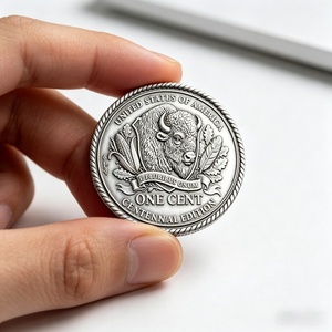 Moneda Conmemorativa del 116.º Aniversario de los Estados Unidos, Moneda de Dólar Lincoln 1909-2025, Moneda de Desafío Chapada en Plata Antigua, Recuerdo Coleccionable - Product Image 3