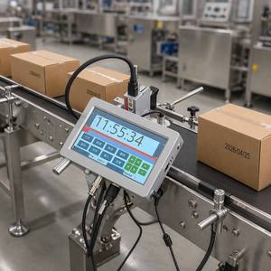 Stampante a Getto d'Inchiostro Industriale Online 600 DPI per Linee di Produzione, Codifica Data su Cartoni e Bottiglie - Product Image 3