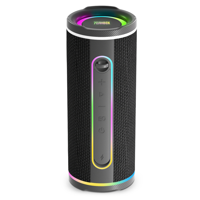 YEAHBOX X-Boom Go Portable Speaker, Max 40W Hi-Fi Sound, Dome Tweeter & Track Bass Driver, Dual EQ Modes,