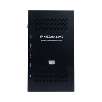 Encodeur/Décodeur HSC-W Webrtc 4 flux H.264 H.265 HDMI avec sortie HDMI en boucle, 8 RTMP, prise en charge de l'enregistrement sur carte TF