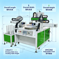 Nouvelle machine d'impression sérigraphique entièrement automatique à 4 stations pour l'impression d'étiquettes, de semelles de chaussures, de boîtiers en verre, de protections en PVC, de tubes en papier, 2800/h