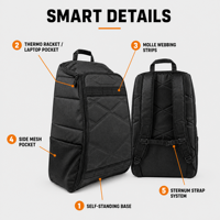 Sac de sport de baseball personnalisé, sac de transport pour batte de baseball, sac de sport pour équipe, sac de sport pour entraînement de softball pour jeunes et adultes avec bandoulière